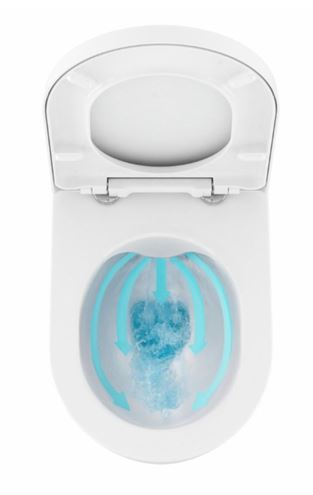 RAVAK UNI CHROME závěsné WC, se SoftClose sedátkem, RimOff splachování X03081 Obrázek - fotka