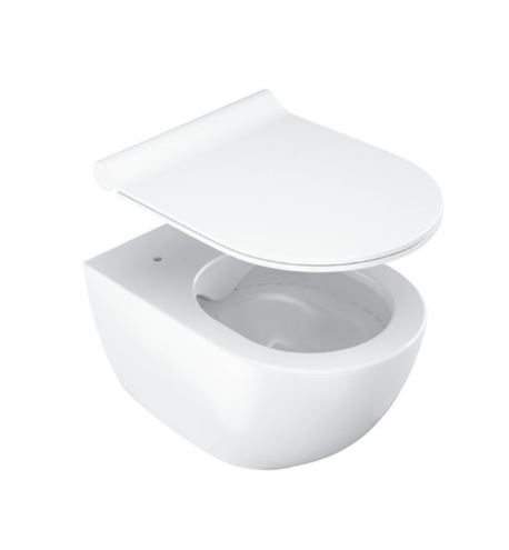 RAVAK UNI CHROME závěsné WC, se SoftClose sedátkem, RimOff splachování X03081 Obrázek - fotka