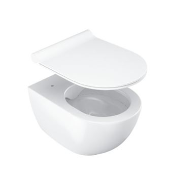 RAVAK UNI CHROME závěsné WC, se SoftClose sedátkem, RimOff splachování X03081 Obrázek - fotka