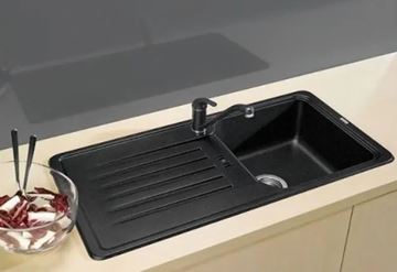 BLANCO FAVOS MINI granitový dřez 780x435 mm, otočný, odkapávač, antracit 518186 Obrázek - fotka