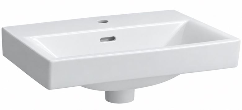 LAUFEN PRO N umyvadlo 50 cm, s otvorem pro baterii a přepadem H8109540001041 Obrázek - Hlavní obrázek