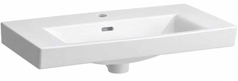 LAUFEN PRO N umyvadlo 80 cm, s otvorem pro baterii a přepadem H8109570001041 Obrázek - Hlavní obrázek