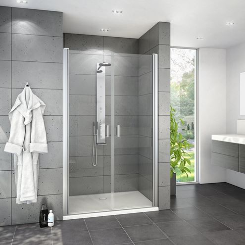 ROTH LIMAYA LINE LYP2/1000 sprchové dveře 100x195 cm, lítací, brillant/sklo transparent 1135008224 Obrázek - fotka
