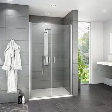 ROTH LIMAYA LINE LYP2/1000 sprchové dveře 100x195 cm, lítací, brillant/sklo transparent 1135008224 Obrázek - fotka