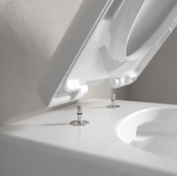 VILLEROY & BOCH SKYLA závěsné WC, se SoftClosing sedátkem, TwistFlush splachování, alpská bílá 5656CL01 Obrázek - fotka