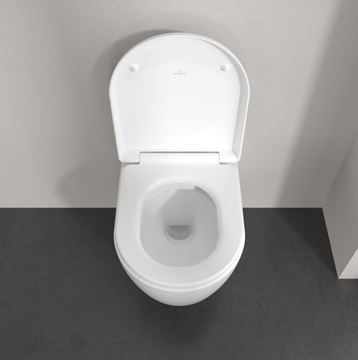 VILLEROY & BOCH SKYLA závěsné WC, se SoftClosing sedátkem, TwistFlush splachování, alpská bílá 5656CL01 Obrázek - fotka