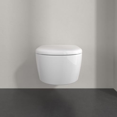 VILLEROY & BOCH SKYLA závěsné WC, se SoftClosing sedátkem, TwistFlush splachování, alpská bílá 5656CL01 Obrázek - fotka