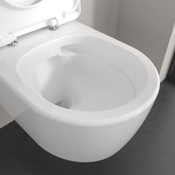 VILLEROY & BOCH SKYLA závěsné WC, se SoftClosing sedátkem, TwistFlush splachování, CeramicPlus, alpská bílá 5656CLR1 Obrázek - fotka