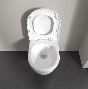 VILLEROY & BOCH SKYLA závěsné WC, se SoftClosing sedátkem, TwistFlush splachování, CeramicPlus, alpská bílá 5656CLR1 Obrázek - fotka