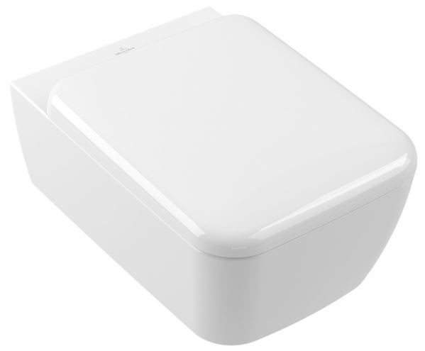 VILLEROY & BOCH SKYLA závěsné WC, se SoftClosing sedátkem, TwistFlush splachování, CeramicPlus, alpská bílá 4682CLR1 Obrázek - Hlavní obrázek