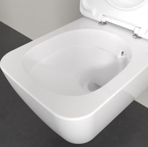 VILLEROY & BOCH SKYLA závěsné WC, se SoftClosing sedátkem, TwistFlush splachování, CeramicPlus, alpská bílá 4682CLR1 Obrázek - fotka