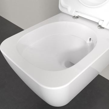 VILLEROY & BOCH SKYLA závěsné WC, se SoftClosing sedátkem, TwistFlush splachování, CeramicPlus, alpská bílá 4682CLR1 Obrázek - fotka