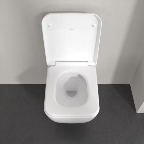 VILLEROY & BOCH SKYLA závěsné WC, se SoftClosing sedátkem, TwistFlush splachování, CeramicPlus, alpská bílá 4682CLR1 Obrázek - fotka
