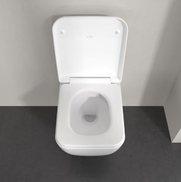 VILLEROY & BOCH SKYLA závěsné WC, se SoftClosing sedátkem, TwistFlush splachování, CeramicPlus, alpská bílá 4682CLR1 Obrázek - fotka