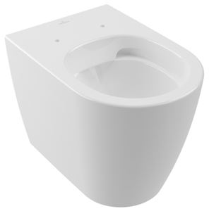 VILLEROY & BOCH SKYLA stacionární WC, TwistFlush splachování, spodní odpad, CeramicPlus, alpská bílá
