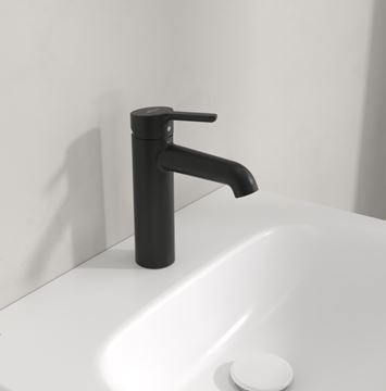 VILLEROY & BOCH SKYLA umyvadlová stojánková baterie, matná černá  TVW116004000K5 Obrázek - fotka