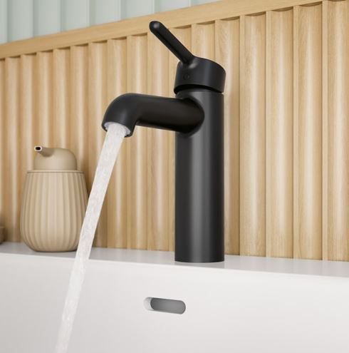 VILLEROY & BOCH SKYLA umyvadlová stojánková baterie, matná černá  TVW116004000K5 Obrázek - fotka