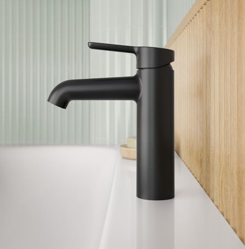 VILLEROY & BOCH SKYLA umyvadlová stojánková baterie, matná černá  TVW116004000K5 Obrázek - fotka