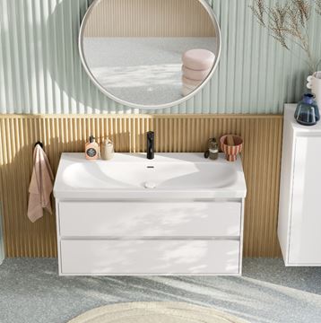 VILLEROY & BOCH SKYLA umyvadlová stojánková baterie, matná černá  TVW116004000K5 Obrázek - fotka