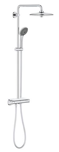 GROHE VITALIO JOY SYSTEM 260 sprchový set s termostatickou baterií, horní sprcha, ruční sprcha se 3 proudy, tyč, hadice, chrom 26403001 Obrázek - Hlavní obrázek