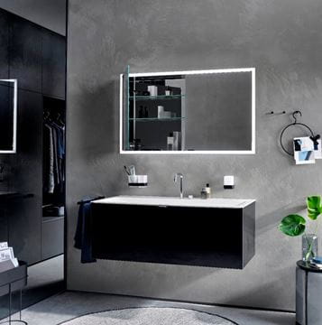 EMCO PRIME SLIM zrcadlová skříňka vestavná 120x70x14,4 cm, osvětlení s regulací stmívání a teploty světla, s vypínačem a el. zásuvkou, hliník, zadní stěna zrcadlo 949708206 Obrázek - fotka