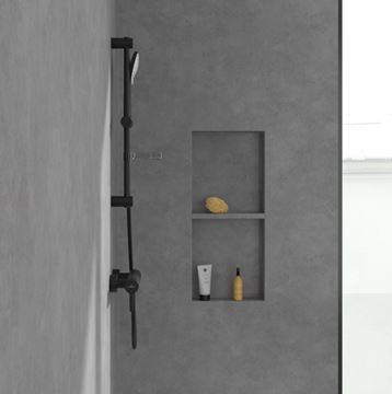 VILLEROY & BOCH SKYLA sprchová nástěnná baterie, matná černá TVS116004000K5 Obrázek - fotka