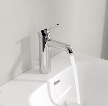 VILLEROY & BOCH SKYLA umyvadlová stojánková baterie, s odtokovou soupravou, chrom  TVW11600500061 Obrázek - fotka