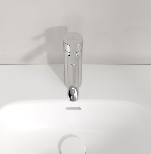 VILLEROY & BOCH SKYLA umyvadlová stojánková baterie, s odtokovou soupravou, chrom  TVW11600500061 Obrázek - fotka