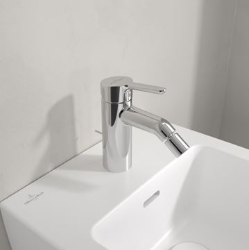VILLEROY & BOCH SKYLA bidetová stojánková baterie, s odtokovou soupravou, chrom TVB11600100061 Obrázek - fotka