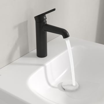 VILLEROY & BOCH SKYLA umyvadlová stojánková baterie, CoolStart, matná černá  TVW116002000K5 Obrázek - fotka
