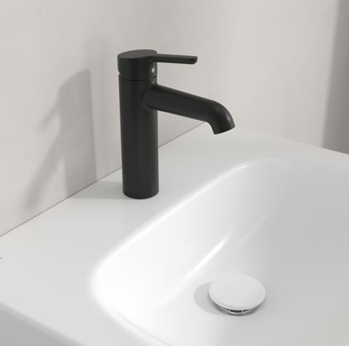 VILLEROY & BOCH SKYLA umyvadlová stojánková baterie, CoolStart, matná černá  TVW116002000K5 Obrázek - fotka