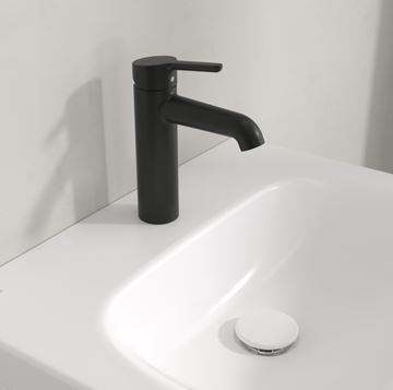 VILLEROY & BOCH SKYLA umyvadlová stojánková baterie, CoolStart, matná černá  TVW116002000K5 Obrázek - fotka