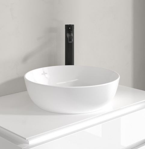 VILLEROY & BOCH SKYLA umyvadlová stojánková baterie, matná černá TVW116003000K5 Obrázek - fotka