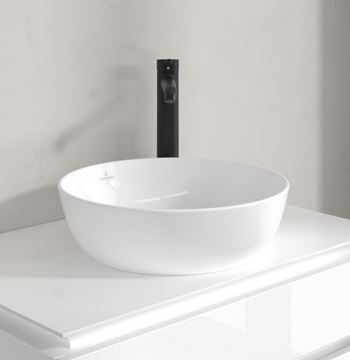 VILLEROY & BOCH SKYLA umyvadlová stojánková baterie, matná černá TVW116003000K5 Obrázek - fotka