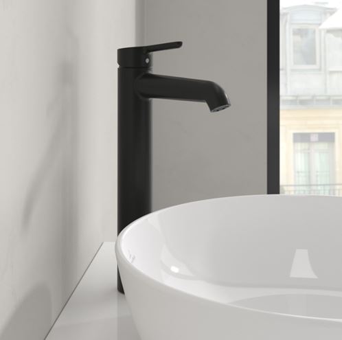 VILLEROY & BOCH SKYLA umyvadlová stojánková baterie, matná černá TVW116003000K5 Obrázek - fotka