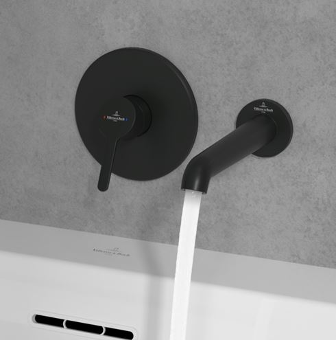 VILLEROY & BOCH SKYLA vanová vpust, matná černá TVT116001000K5 Obrázek - fotka