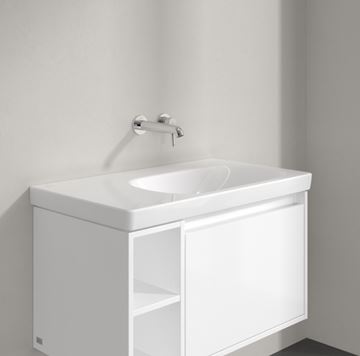 VILLEROY & BOCH SKYLA umyvadlo 80 cm, bez přepadu, CeramicPlus, alpská bílá 5A52R4R1 Obrázek - fotka