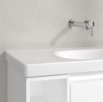 VILLEROY & BOCH SKYLA umyvadlo 80 cm, bez přepadu, CeramicPlus, alpská bílá 5A52R4R1 Obrázek - fotka
