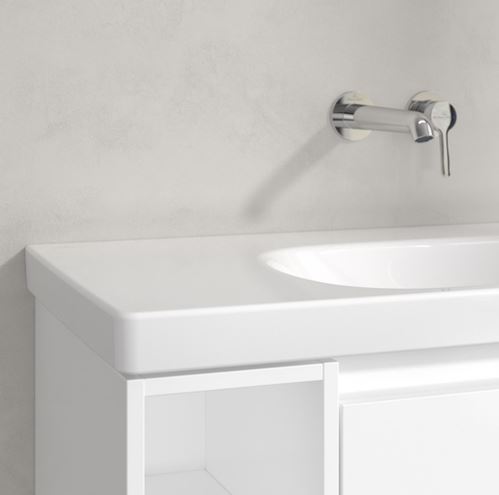 VILLEROY & BOCH SKYLA umyvadlo 80 cm, bez přepadu, CeramicPlus, alpská bílá 5A52R4R1 Obrázek - fotka
