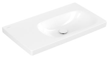 VILLEROY & BOCH SKYLA umyvadlo 80 cm, bez přepadu, CeramicPlus, alpská bílá 5A52R4R1 Obrázek - fotka