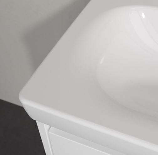 VILLEROY & BOCH SKYLA umyvadlo 80 cm, bez přepadu, CeramicPlus, alpská bílá 5A52L4R1 Obrázek - fotka