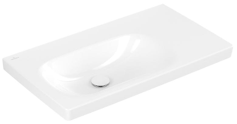 VILLEROY & BOCH SKYLA umyvadlo 80 cm, bez přepadu, CeramicPlus, alpská bílá 5A52L4R1 Obrázek - fotka