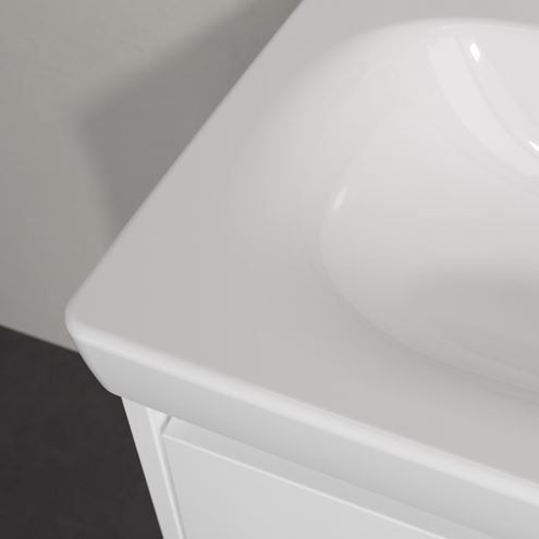 VILLEROY & BOCH SKYLA umyvadlo 80 cm, s přepadem, CeramicPlus, alpská bílá 5A52L3R1 Obrázek - fotka