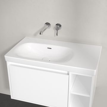 VILLEROY & BOCH SKYLA umyvadlo 80 cm, s přepadem, CeramicPlus, alpská bílá 5A52L3R1 Obrázek - fotka