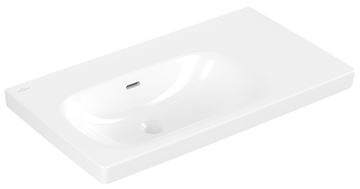 VILLEROY & BOCH SKYLA umyvadlo 80 cm, s přepadem, CeramicPlus, alpská bílá