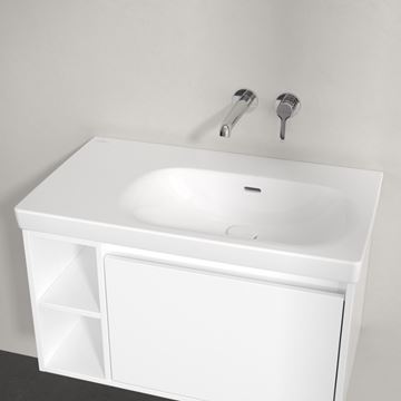 VILLEROY & BOCH SKYLA umyvadlo 80 cm, s přepadem, CeramicPlus, alpská bílá 5A52R3R1 Obrázek - fotka
