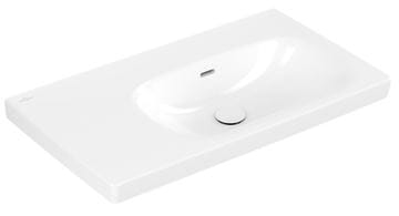 VILLEROY & BOCH SKYLA umyvadlo 80 cm, s přepadem, CeramicPlus, alpská bílá 5A52R3R1 Obrázek - fotka