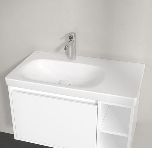 VILLEROY & BOCH SKYLA umyvadlo 80 cm,  s otvorem pro baterii, bez přepadu, alpská bílá 5A52L201 Obrázek - fotka