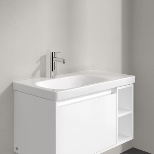 VILLEROY & BOCH SKYLA umyvadlo 80 cm,  s otvorem pro baterii, bez přepadu, alpská bílá 5A52L201 Obrázek - fotka