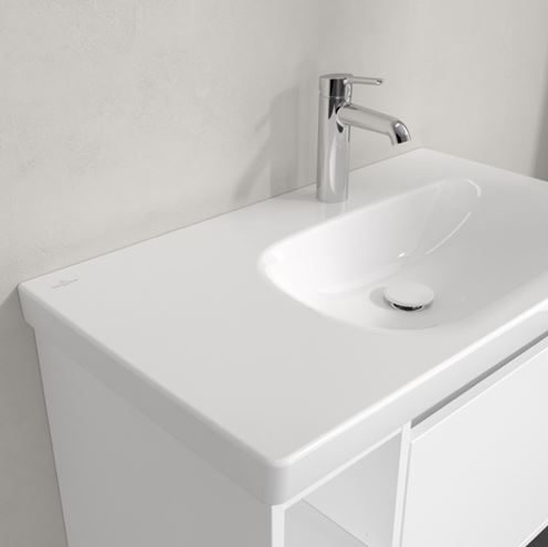 VILLEROY & BOCH SKYLA umyvadlo 80 cm, s otvorem pro baterii, bez přepadu, alpská bílá 5A52R201 Obrázek - fotka